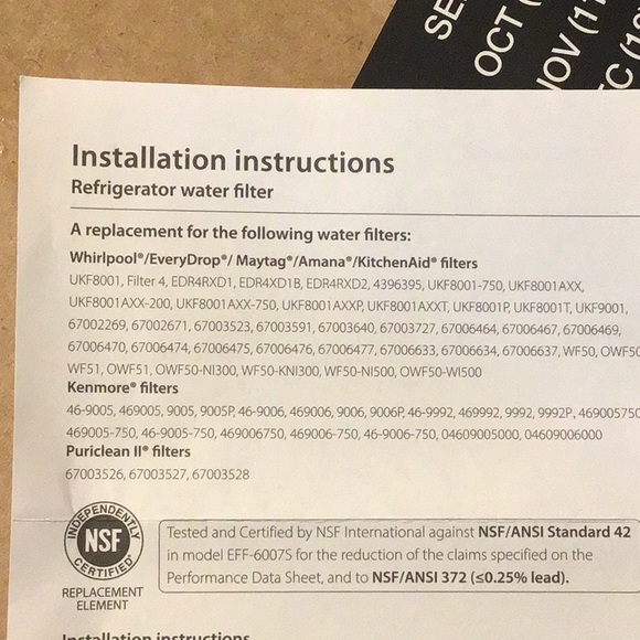 Water filters - Picture 7 of 10